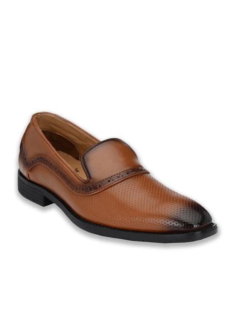 prolific tan formal loafers