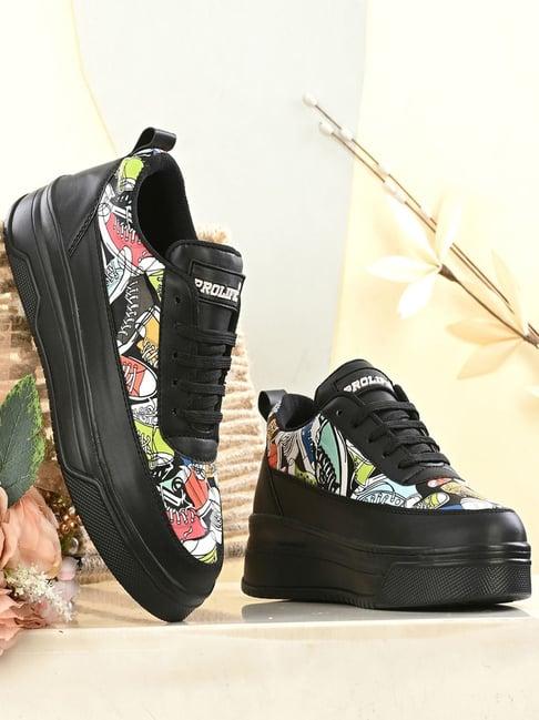 prolific women's black sneakers