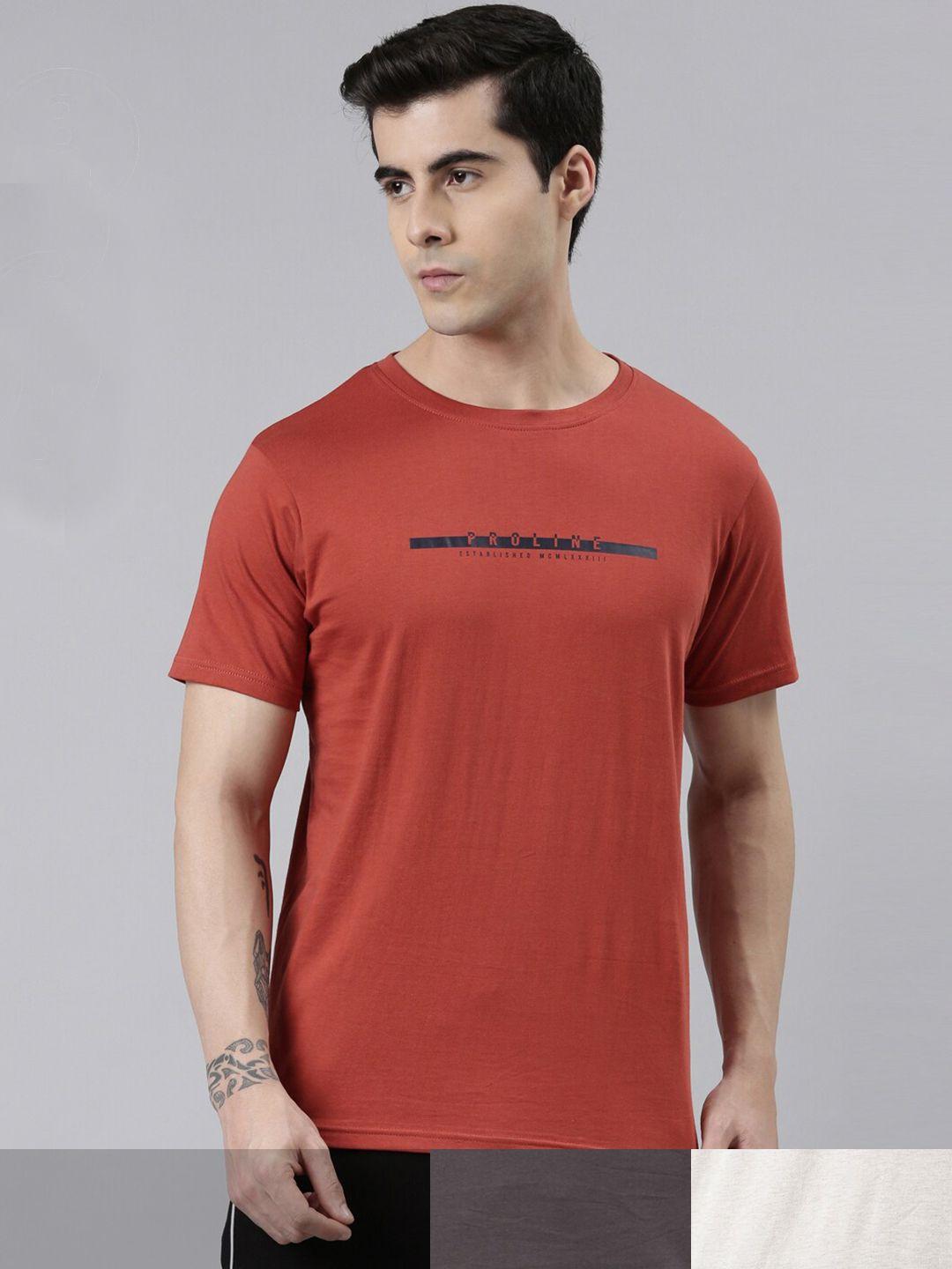 proline active men multicoloured 3 everfresh t-shirt