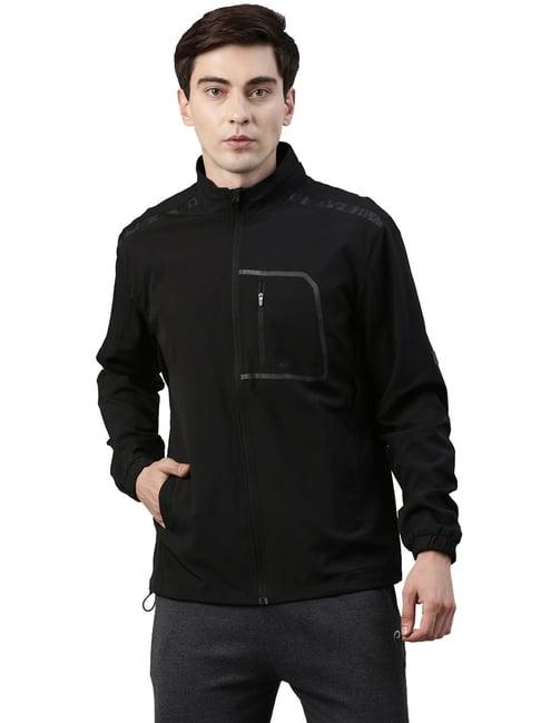 proline black full sleeves polyester jacket
