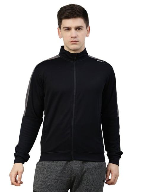 proline black regular fit colour block sweatshirt