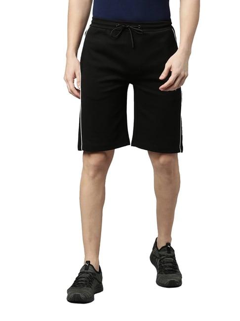 proline black regular fit shorts