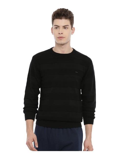 proline black round neck sweater