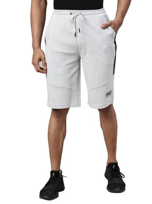 proline grey cotton regular fit shorts