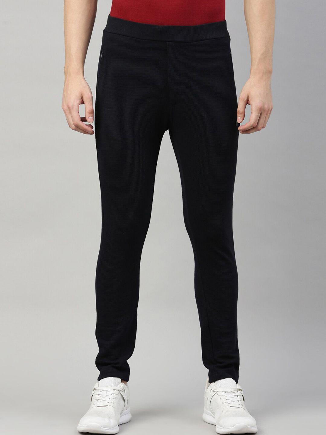 proline men cotton mid-rise track pants