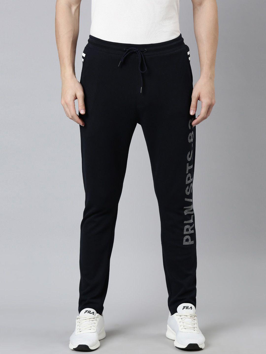 proline men cotton mid-rise track pants