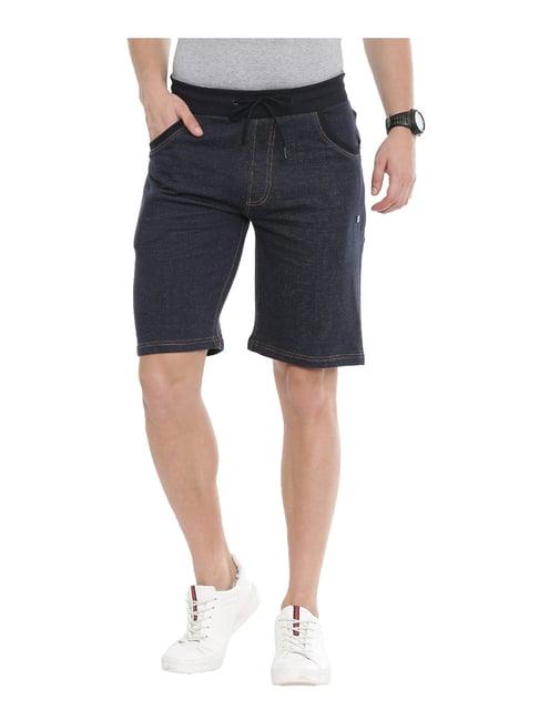 proline navy textured shorts