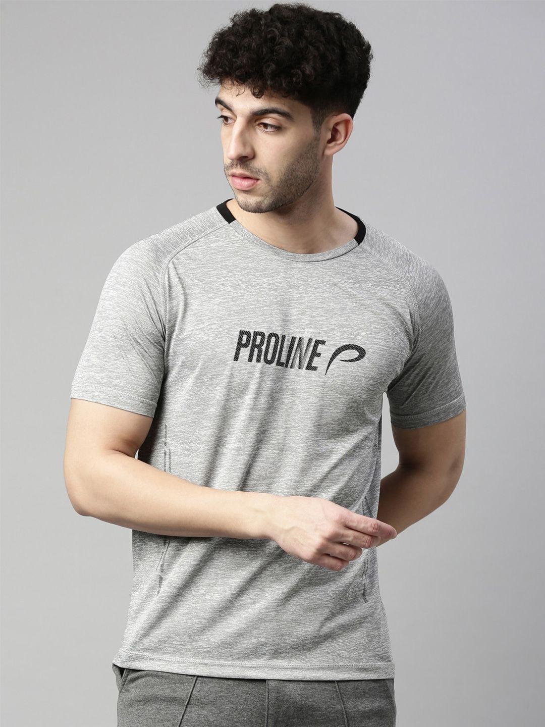 proline typography printed raglan sleeves sports t-shirt
