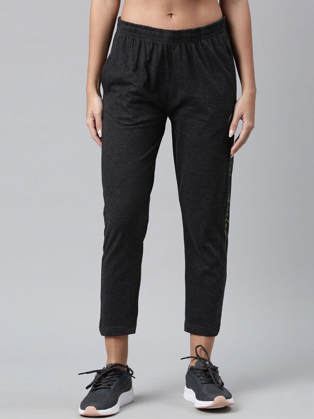 proline women cotton mid-rise track pants