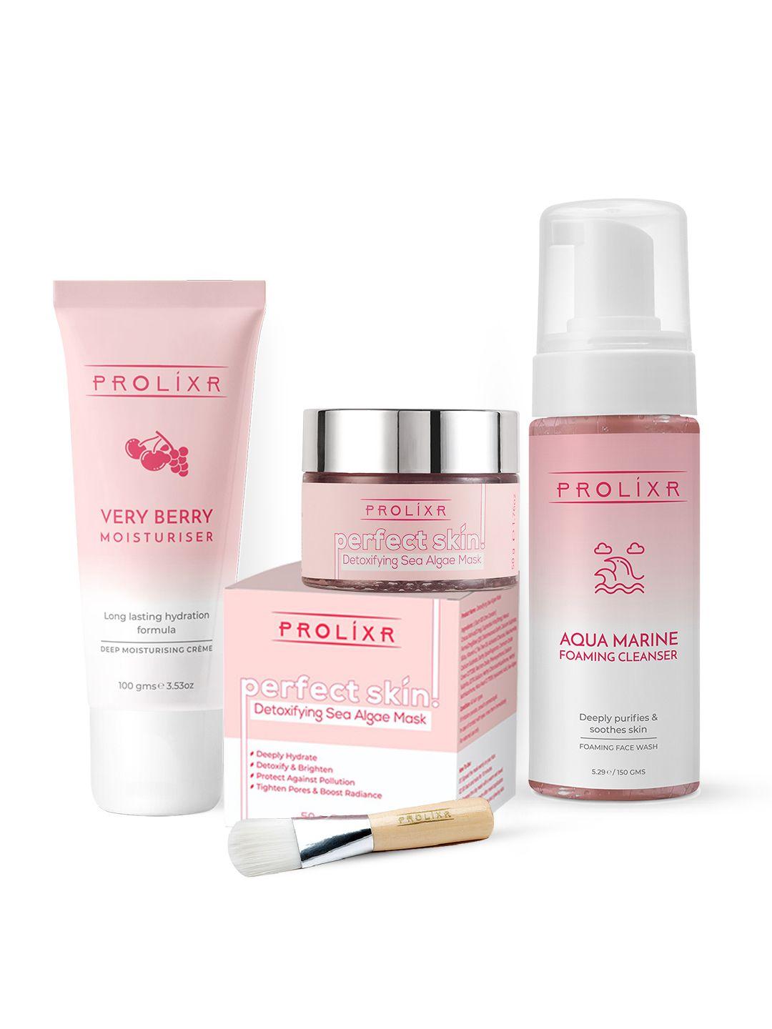 prolixr definite detox kit to pore tighten & skin soothing for all skin types-300ml