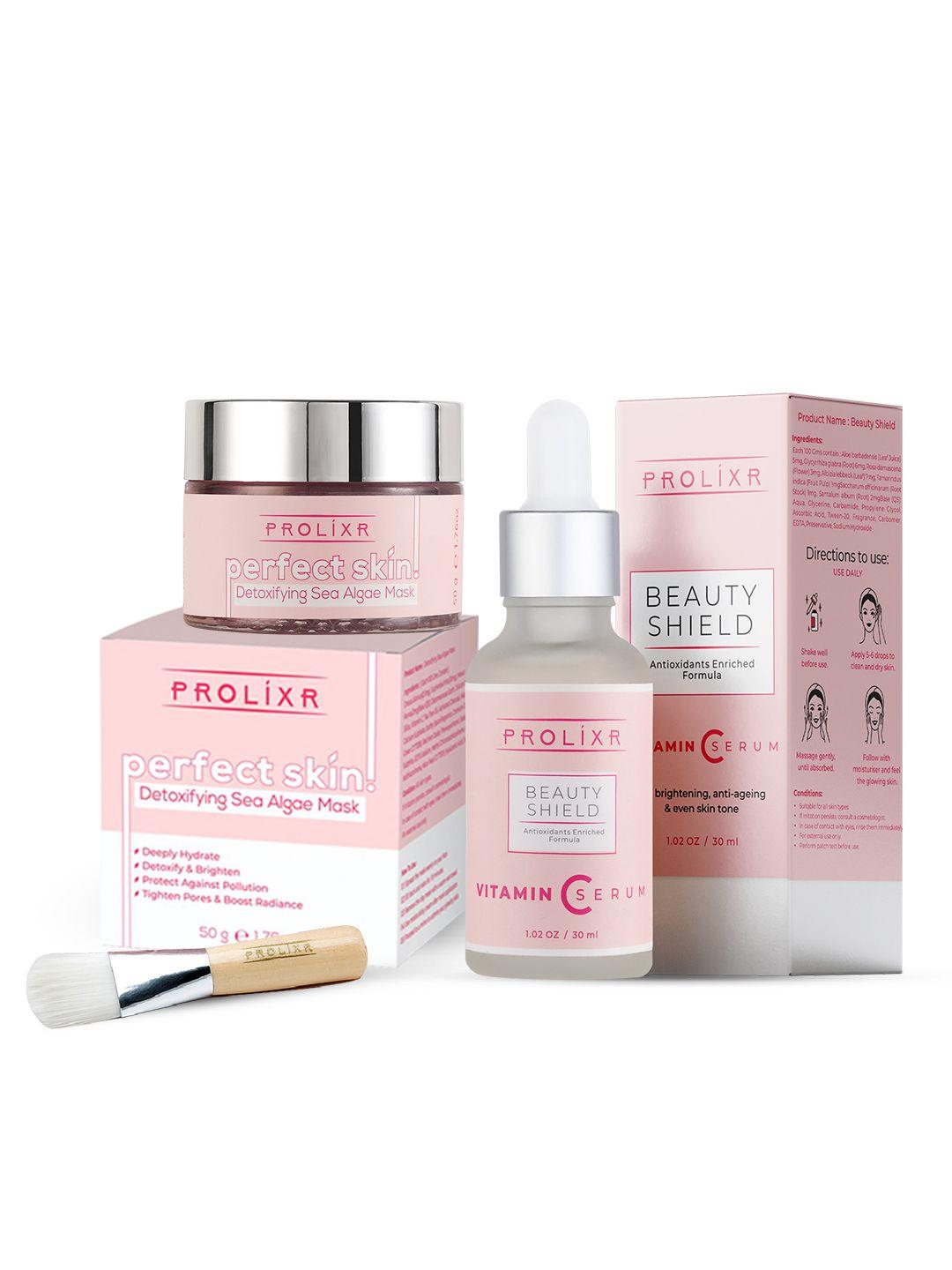 prolixr pore refining bundle - pore tightening & skin brightening for all skin types-80ml