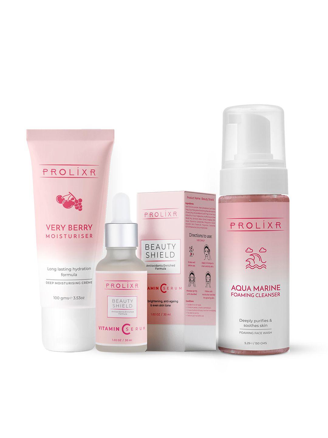 prolixr daily essentials kit to nourish & hydrate for all skin types-280 ml