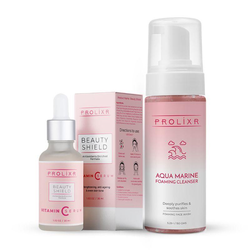 prolixr glow up bundle to fight skin damage