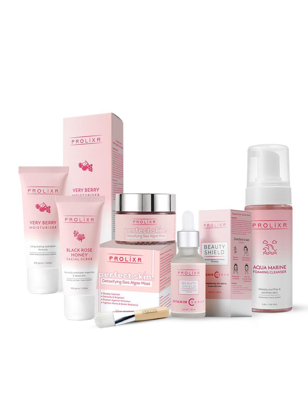 prolixr ultimate super skin bundle-pore tightening & detoxifying for all skin types 430ml