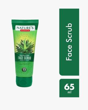protecting neem & aloe face scrub - 65 ml