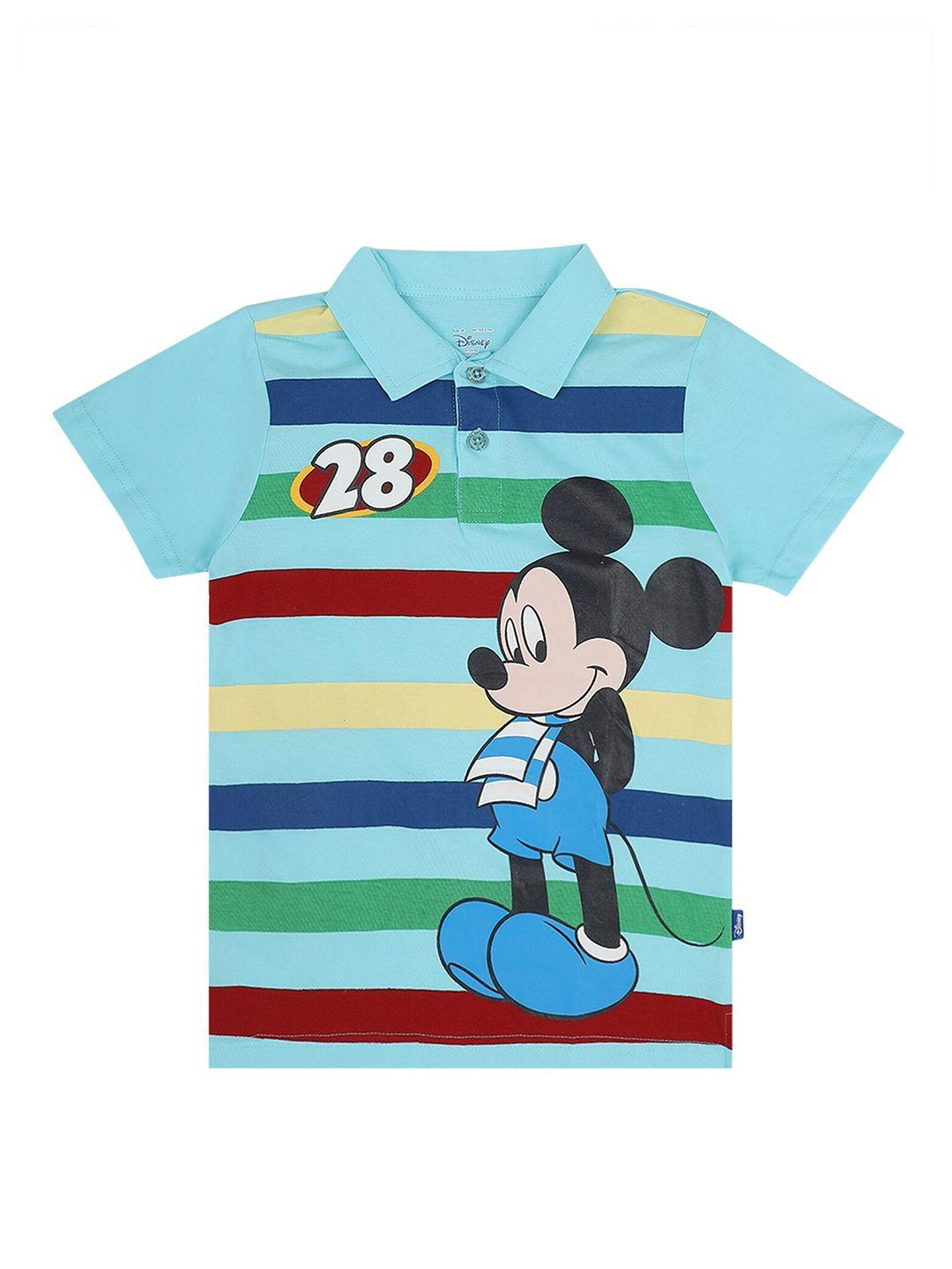 proteens-boys-blue-striped-polo-collar-applique-t-shirt
