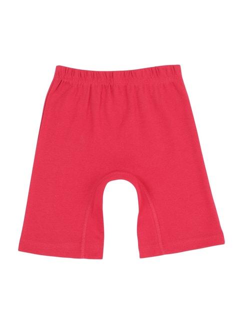 proteens kids red cotton shorts