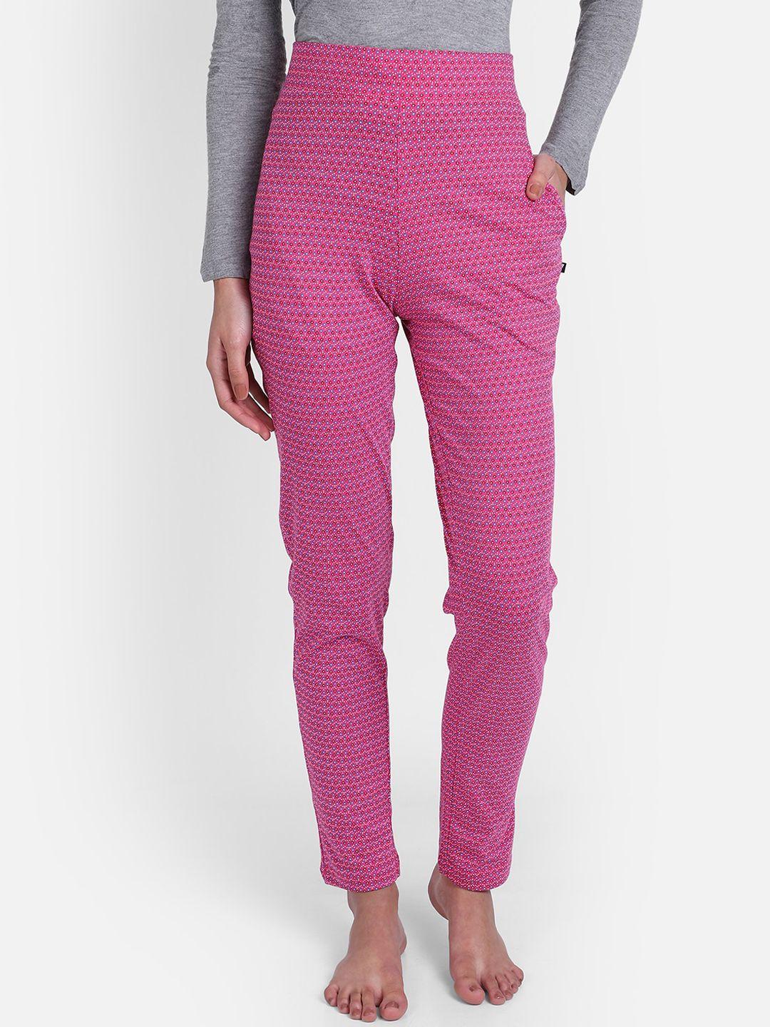 proteens women pink printed lounge pants