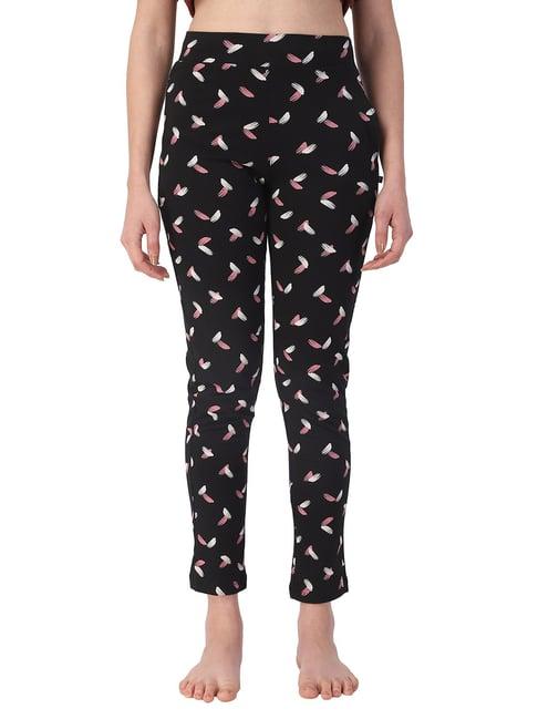 proteens black printed pyjamas