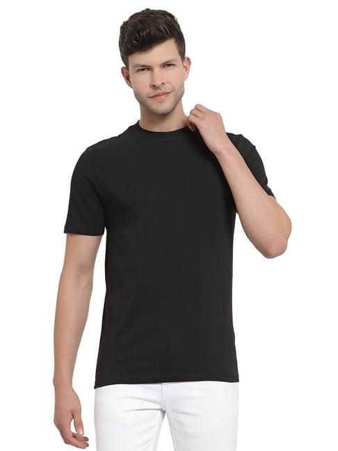 proteens black round neck t-shirt