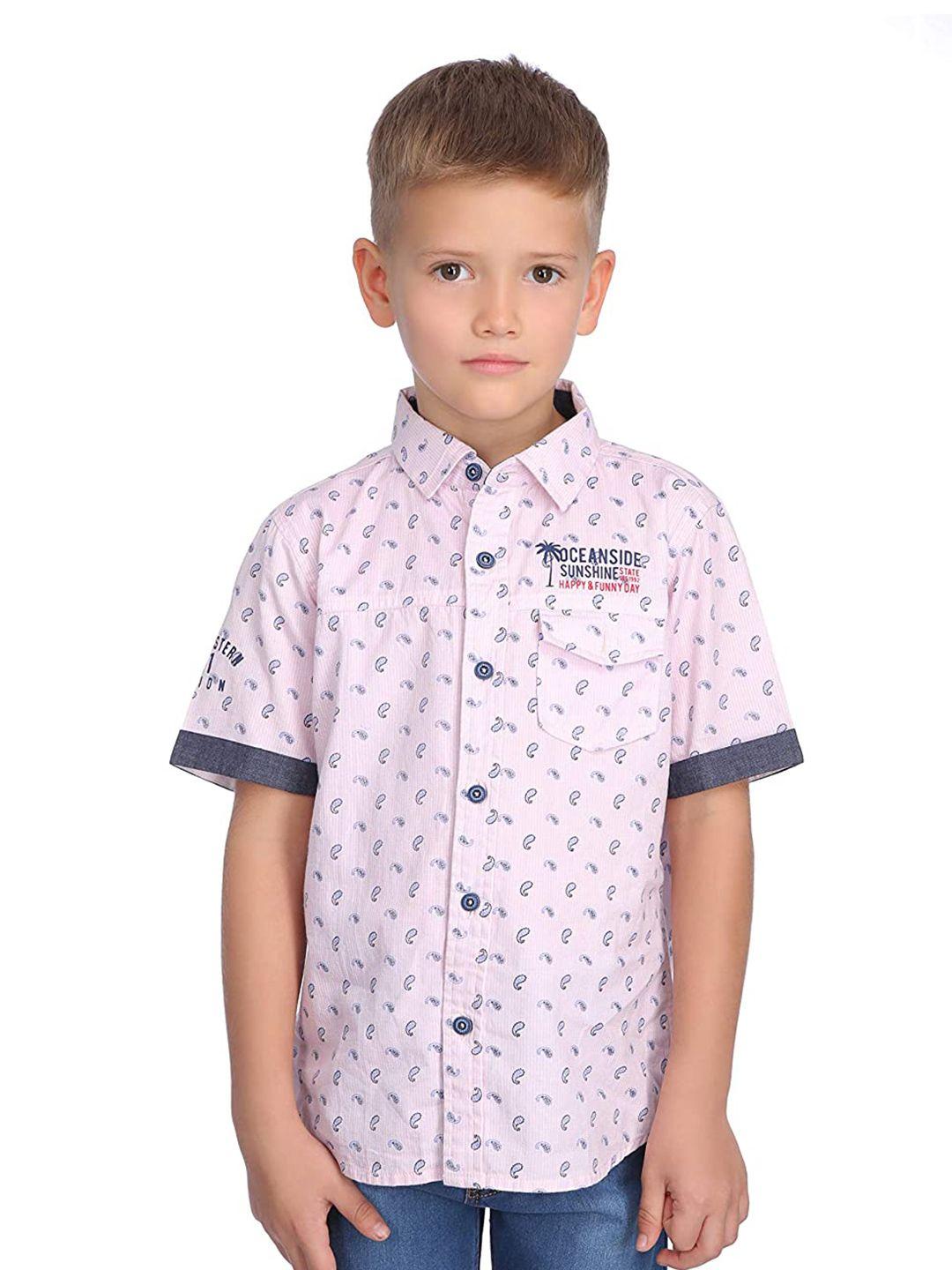 proteens boys conversational printed casual shirt