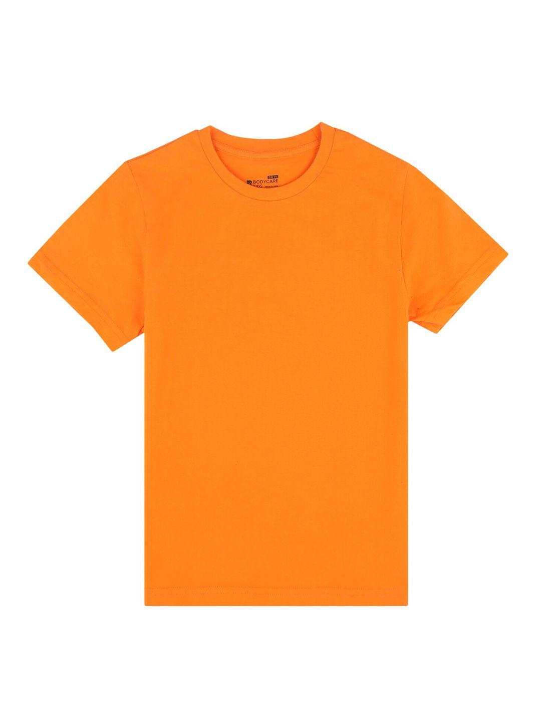 proteens boys orange half sleeves t-shirt
