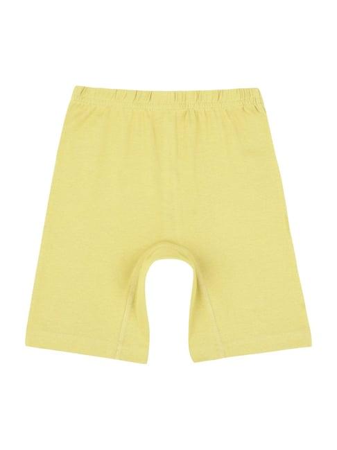 proteens kids green cotton shorts