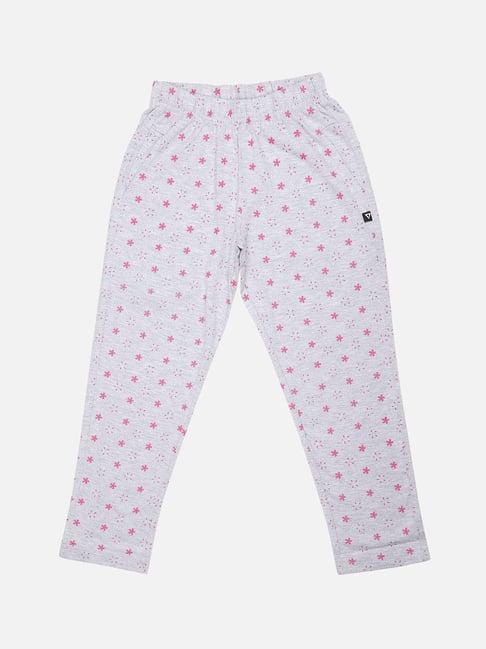 proteens kids grey printed trackpants