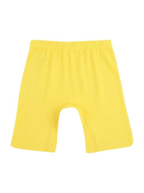proteens kids yellow cotton shorts