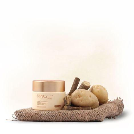 provalo potato & licorice tan removing and moisture awakening face mask for dry & sensitive skin(men & women)