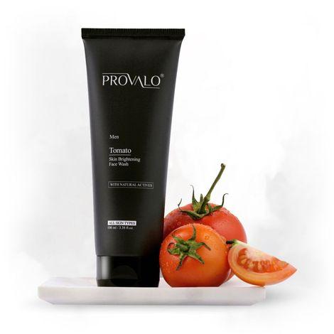provalo tomato skin brightening face wash for glowing skin (men) (100 ml)