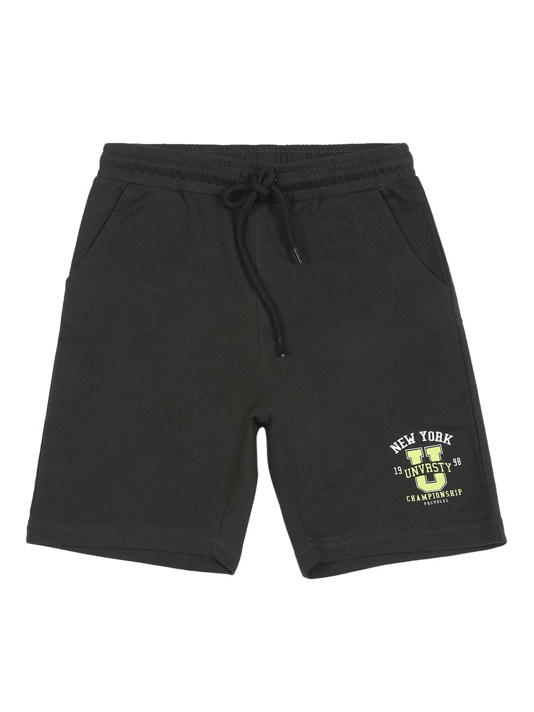 provogue boys mid-rise cotton outdoor shorts