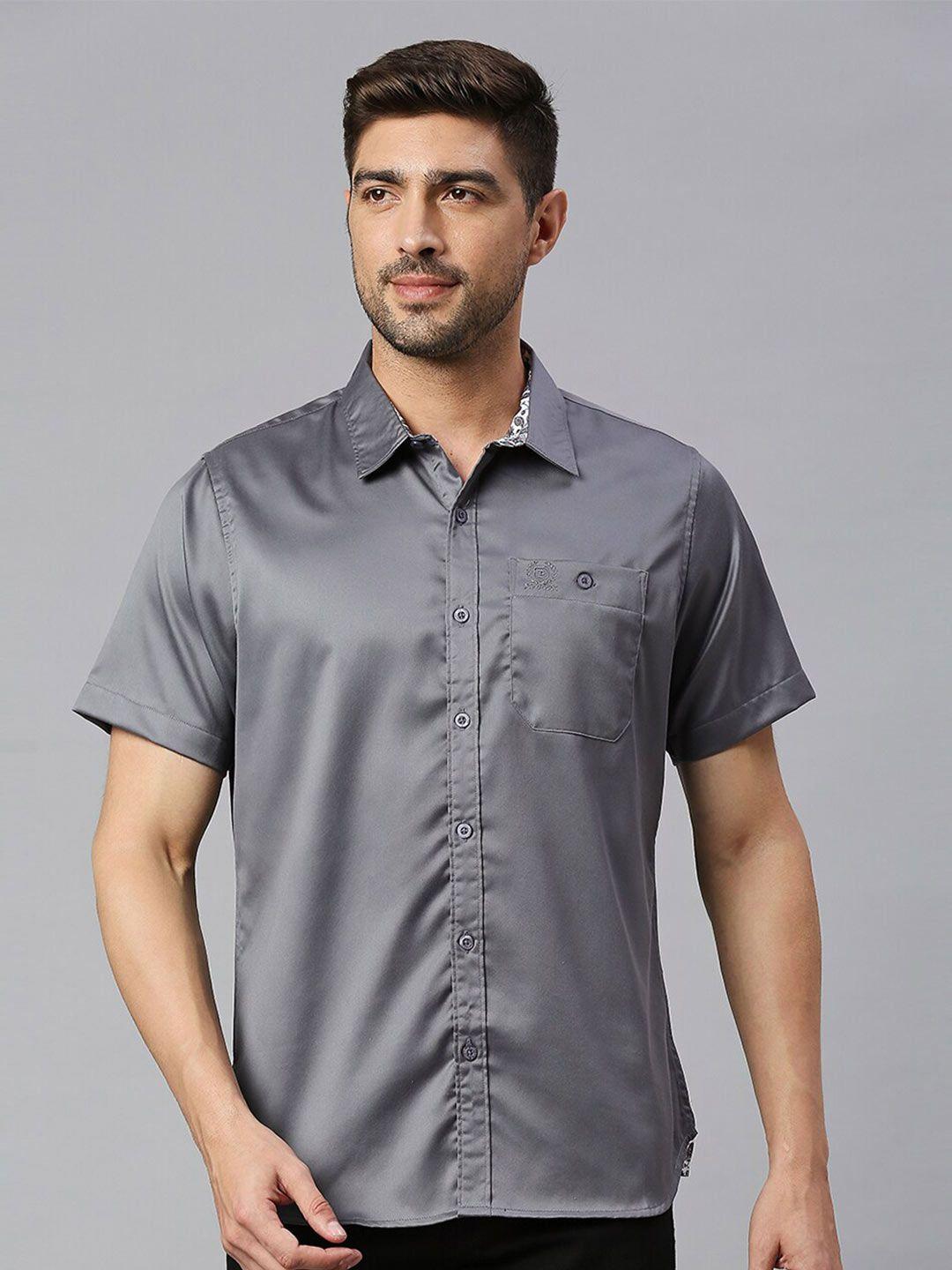 provogue classic slim fit pure cotton casual shirt