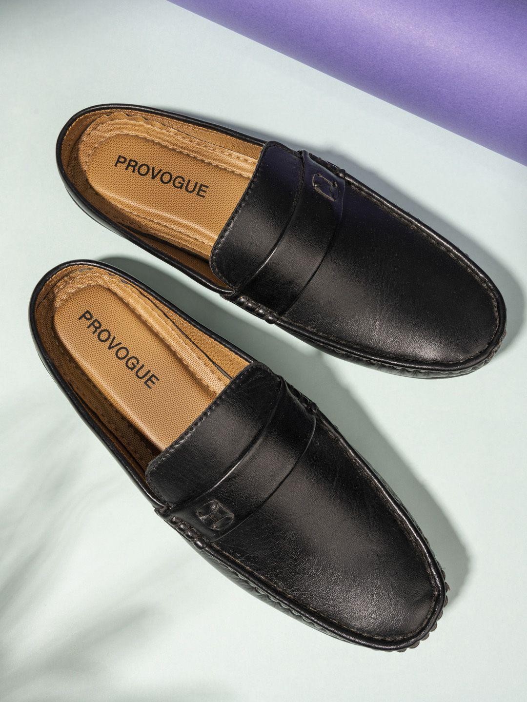 provogue-men-black-synthetic-leather-mules