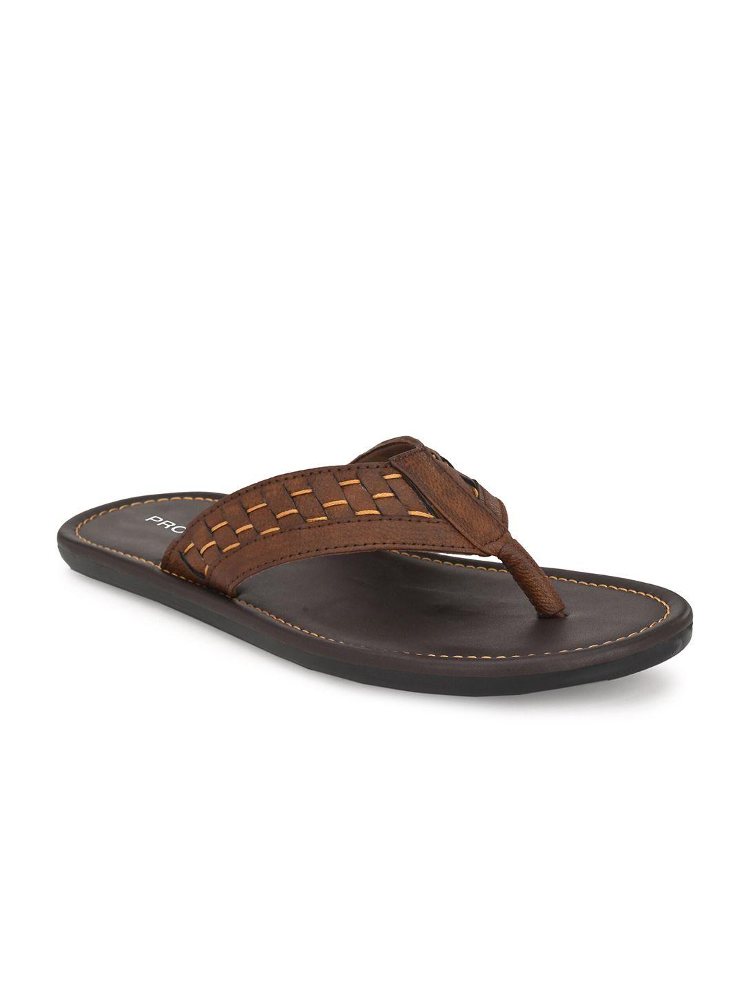 provogue-men-brown-&-black-comfort-sandals