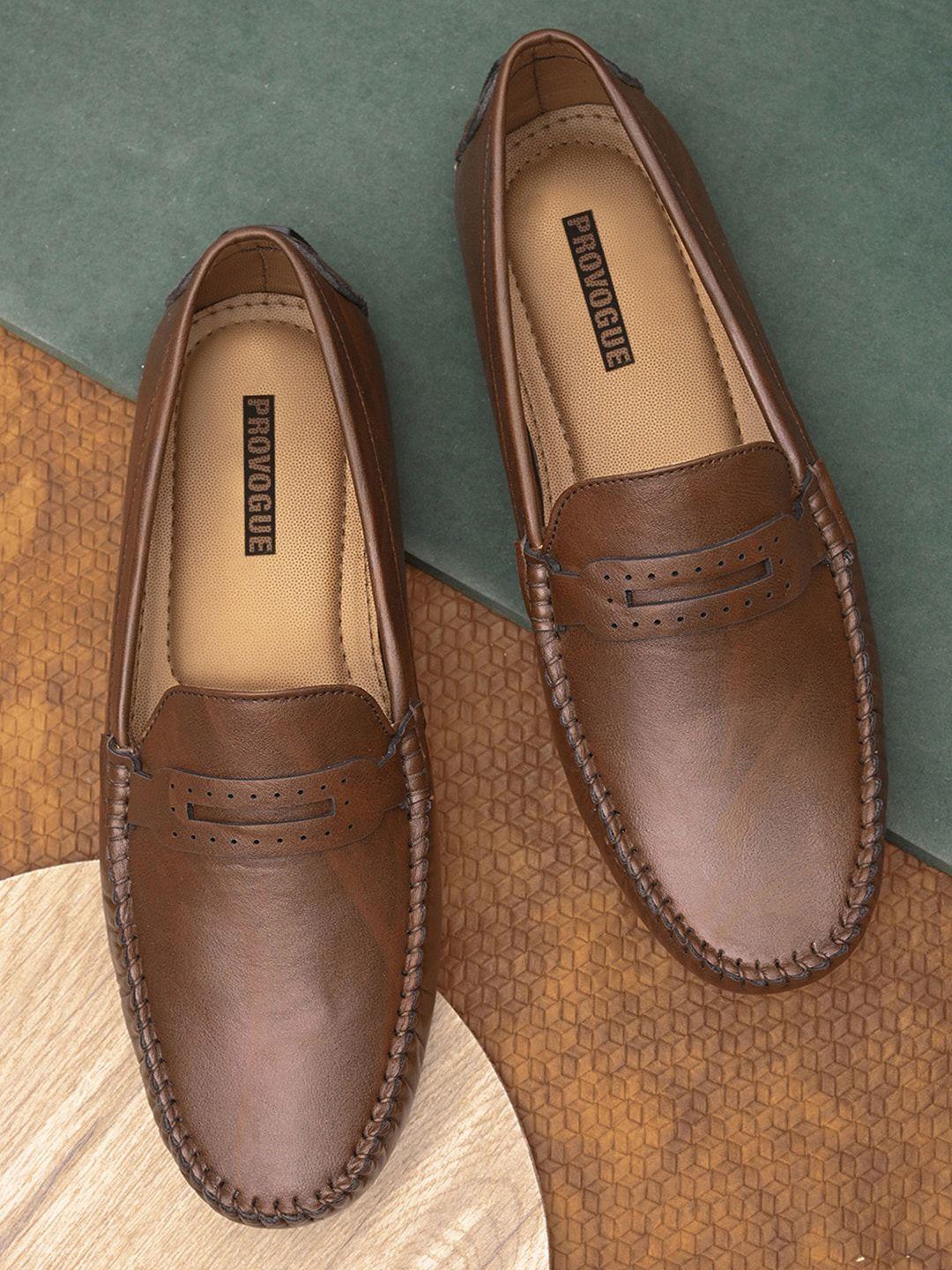 provogue-men-brown-perforations-loafers