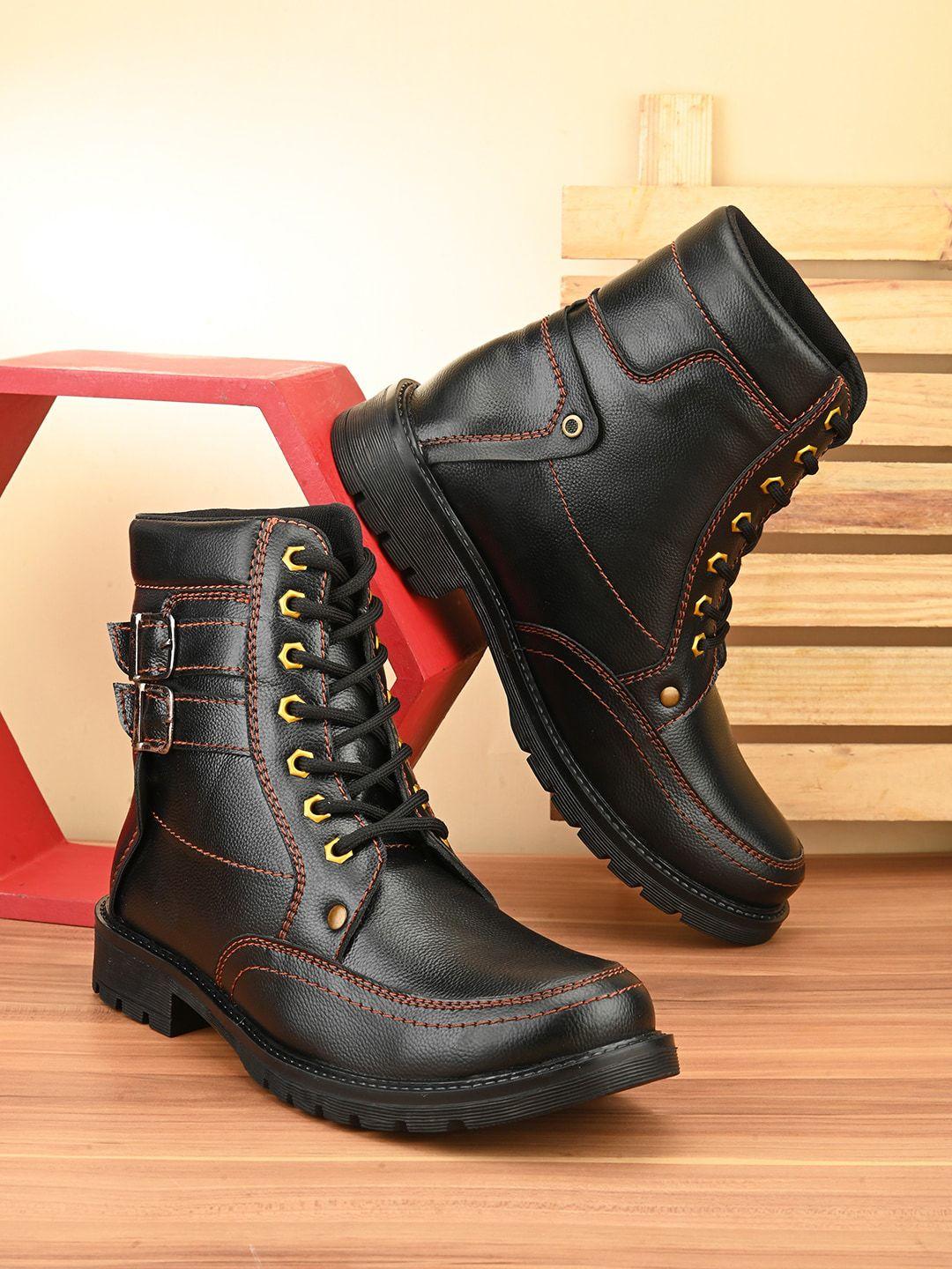 provogue men textured regular boots