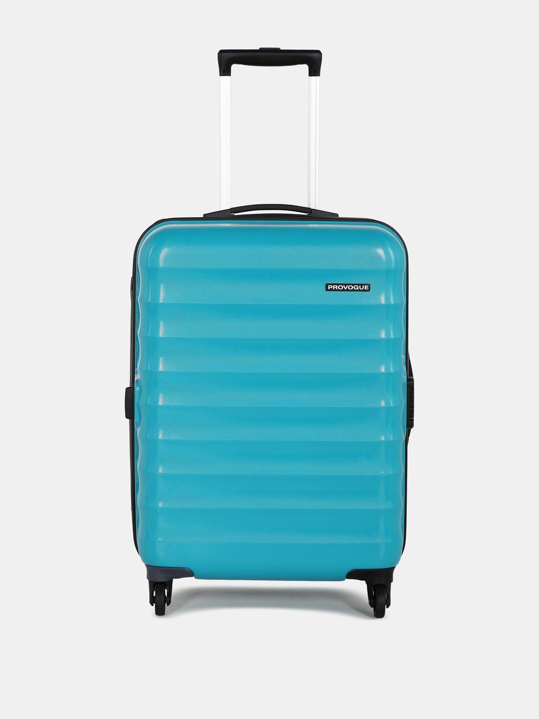 provogue textured medium trolley suitcase