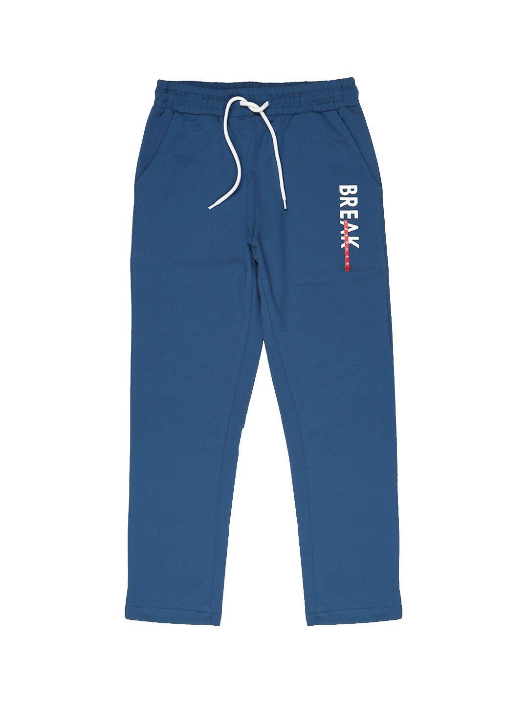 provogue boys mid rise cotton track pants