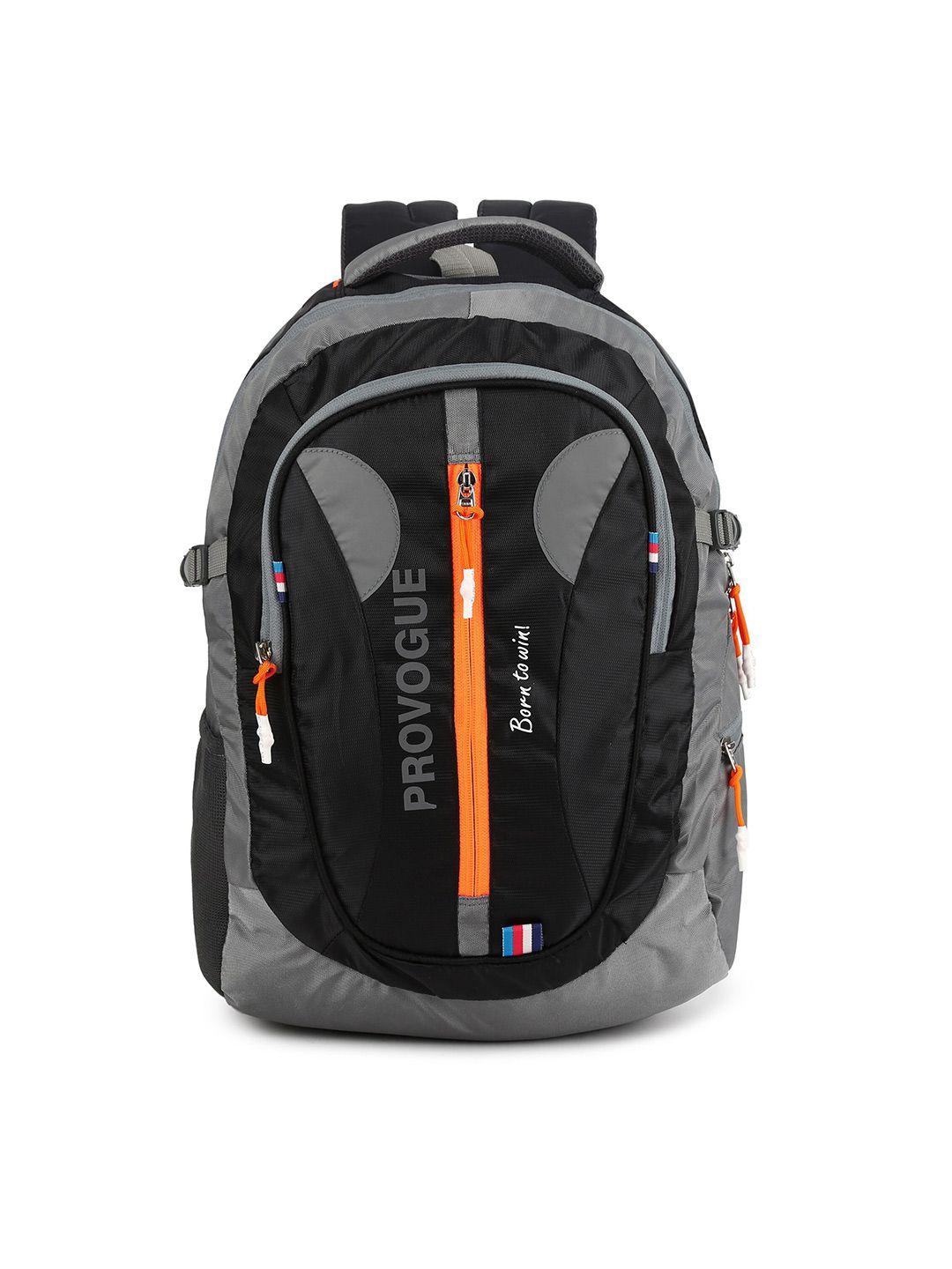 provogue colourblocked backpack with reflective strip