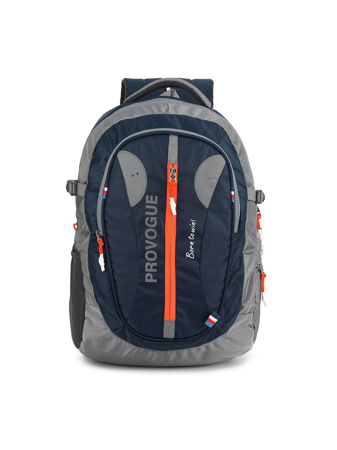 provogue colourblocked backpack with reflective strip