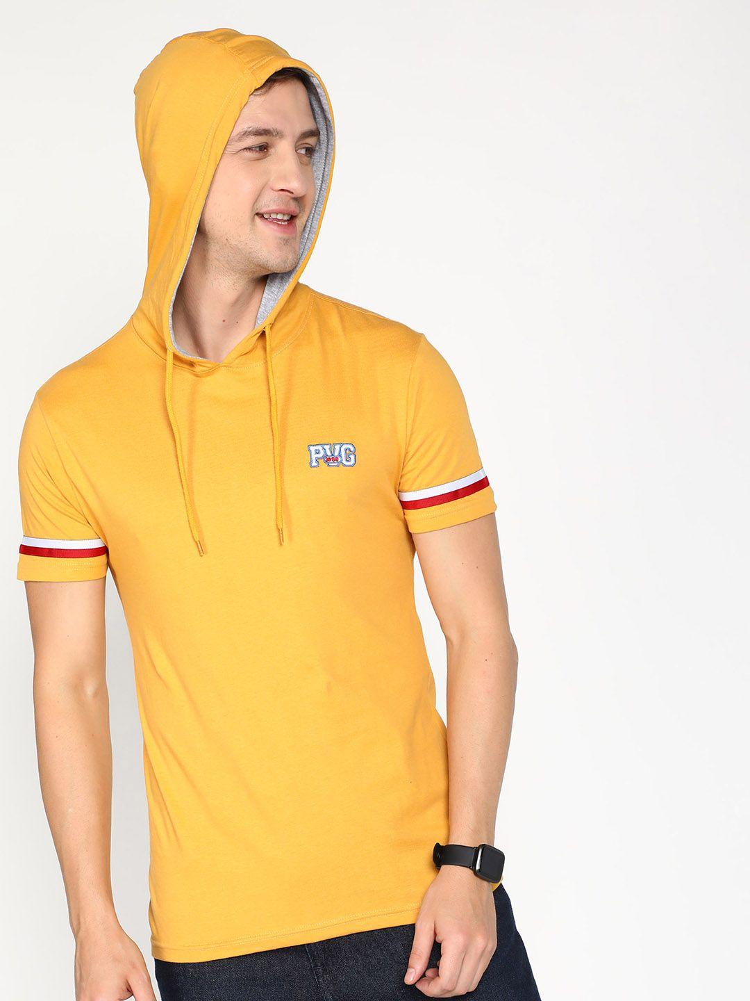 provogue hooded pure cotton t-shirt