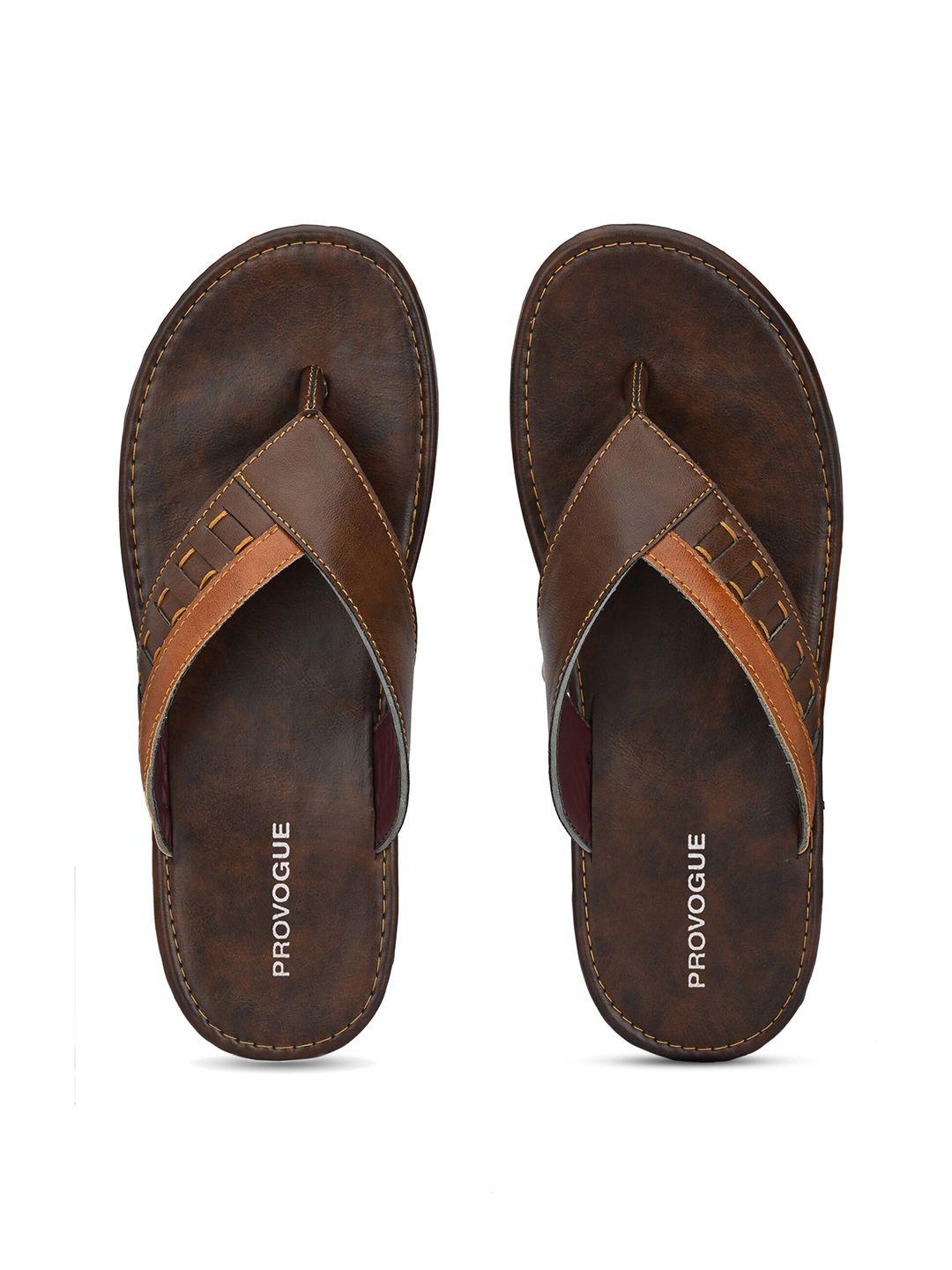 provogue men brown slip-on