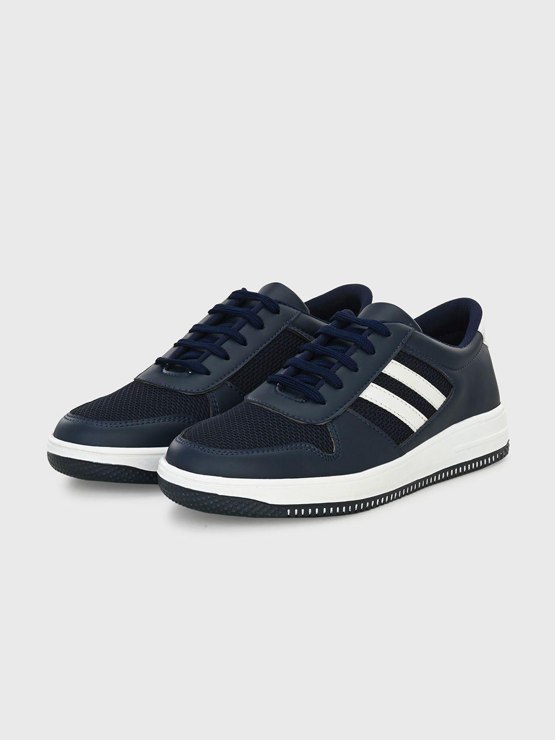 provogue men striped textured sneakers