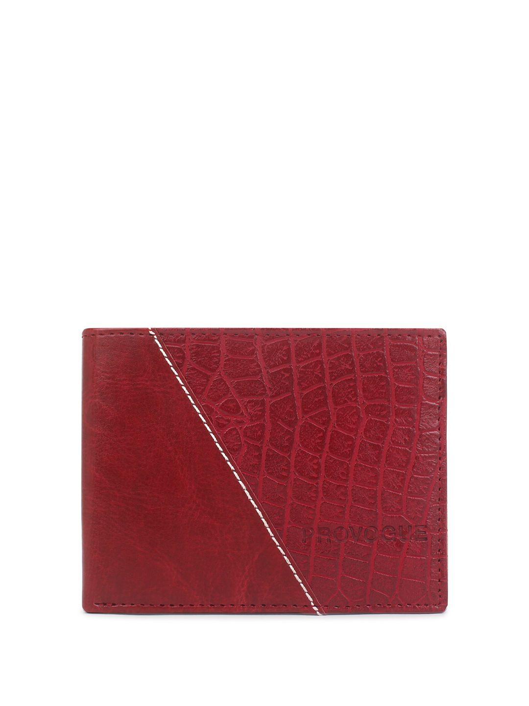 provogue men textured two fold wallet