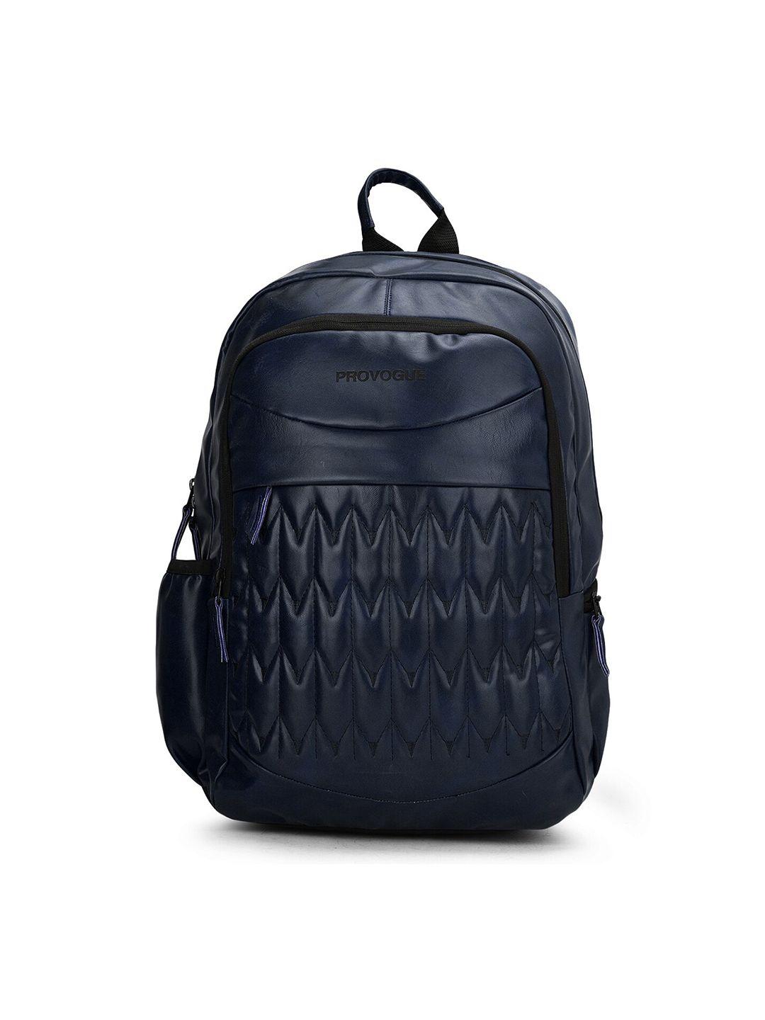 provogue navy blue solid backpack