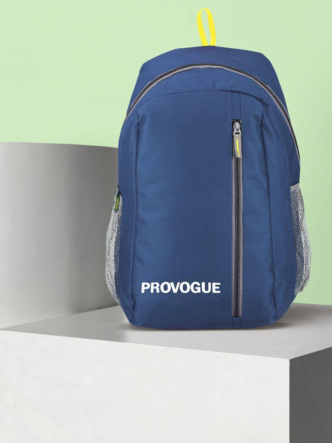 provogue unisex blue & grey backpack