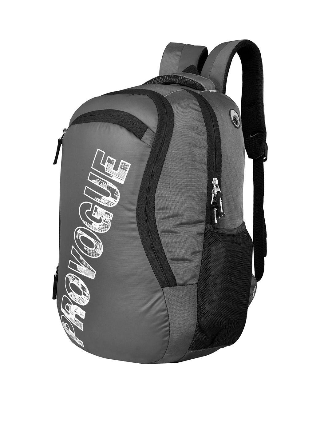 provogue unisex brand logo printed backpack- 40.6 cm