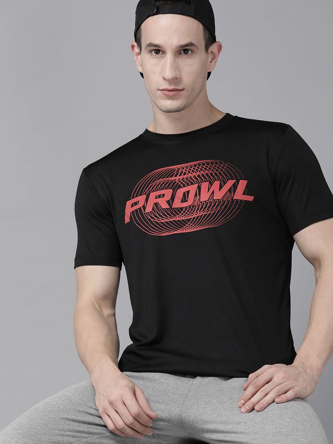 prowl by tiger shroff men typography printed t-shirt