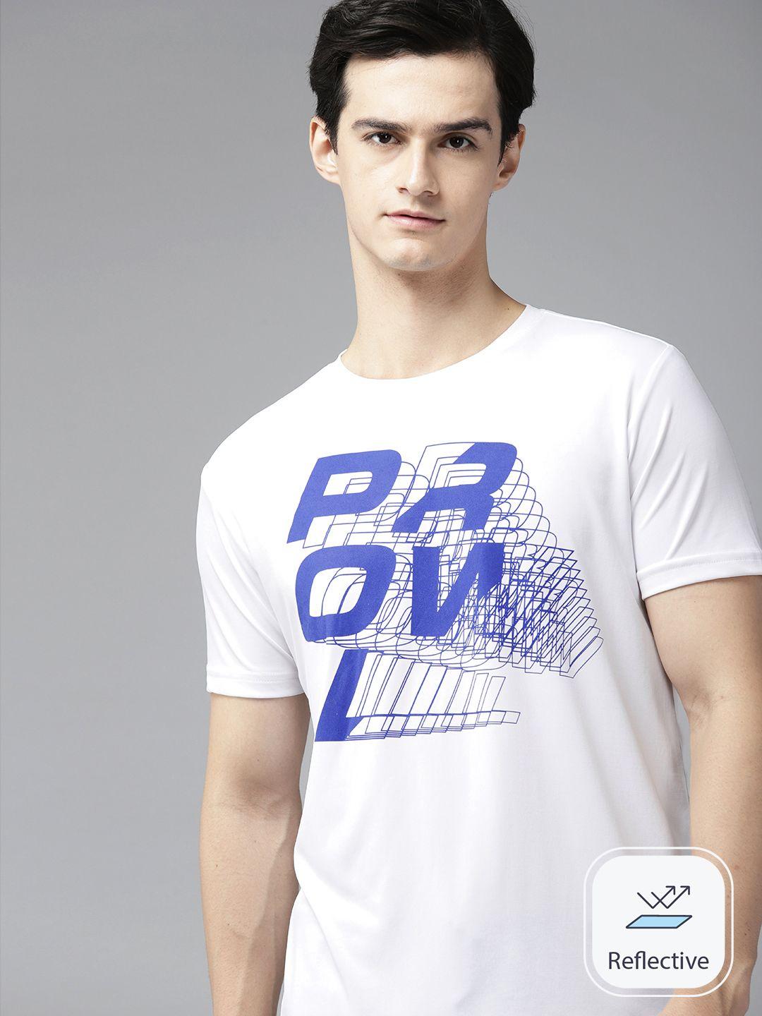 prowl men brand logo printed running t-shirt